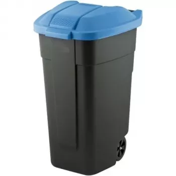 Curver odpadkový kôš čierny 110 l / VIKO modrý