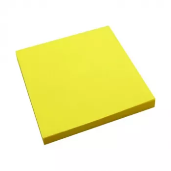 Samolepiace lístočky Forpus, neónové, 75 x 75 mm, žlté (1 x 80)
