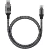 Techly ICOC U3A-RJ45-010 adaptérový kábel USB-A na Gigabit Ethernet, 1 m, čierny/strieborný