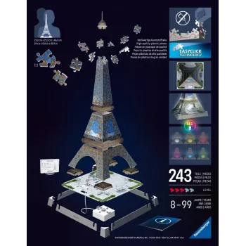 3D puzzle Eiffelova veža