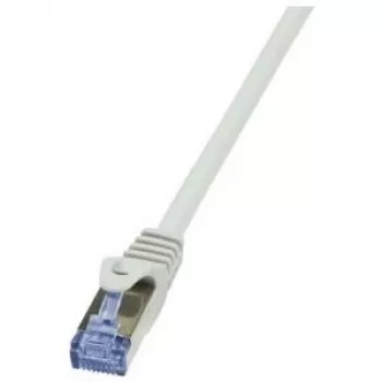 Sieťový kábel LogiLink CQ3062S RJ-45 Cat6a 3 m sivý