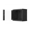 Nástenný rack LANBERG WF03-5309-10B, 9U, 500×350×540 mm, max. zaťaženie 60 kg, čierny