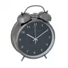 NeXtime hodiny 5113zw Wake Up Alarm, 23x30, čierna/tyrkysová