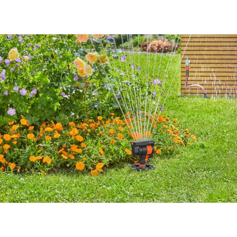 Kruhový postrekovač trávnika Gardena 8272-20 plast čierna