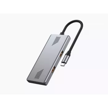 USB hub Gembird 4-port USB 3.2 Gen 2 Type-C hub so 4x Type-A a Type-C konektormi