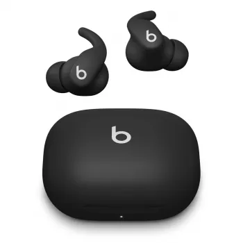 Bezdrôtové slúchadlá do uší Apple Powerbeats Fit — IPX4 vodoodolné, ANC, Bluetooth trieda 1, 7 hod. prehrávania (30 hod. s puzdrom), dotykové ovládanie, čierne