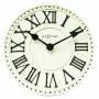 NeXtime hodiny 5187wi London Table, Ø16 cm, nástenné, biele/čierne+B32