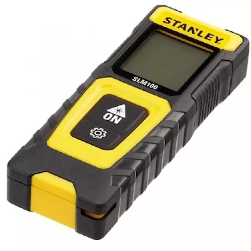 Diaľkomer STANLEY SLM100 — laserový dosah 30 m, kompaktný ručný merací prístroj
