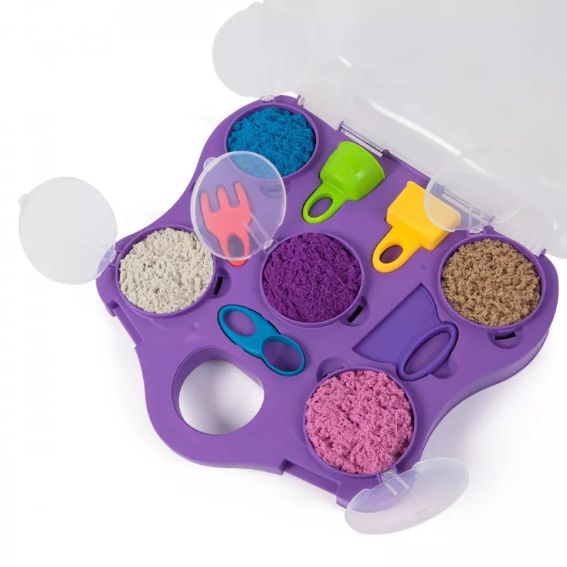 Kinetic Sand Castle Case - limetkovo zelená