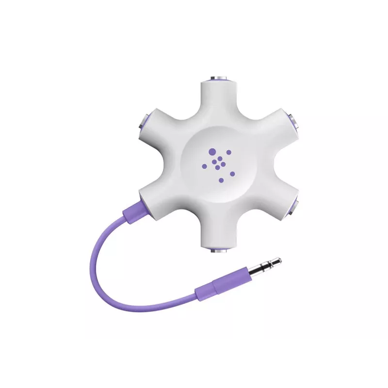 Belkin F8Z274BT - zelená - biela - 1x 3,5 mm - 5x 3,5 mm - samec - samica