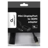 Gembird A-MDPM-HDMIF-02 videokábel adaptér Mini DisplayPort HDMI typ A (štandard) čierny