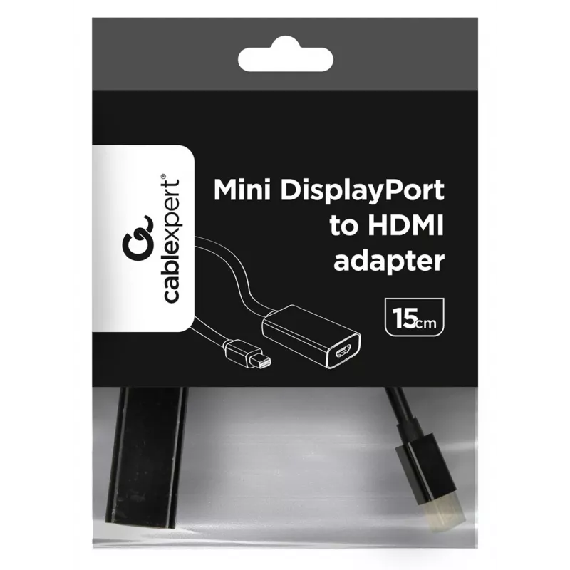 Gembird A-MDPM-HDMIF-02 videokábel adaptér Mini DisplayPort HDMI typ A (štandard) čierny