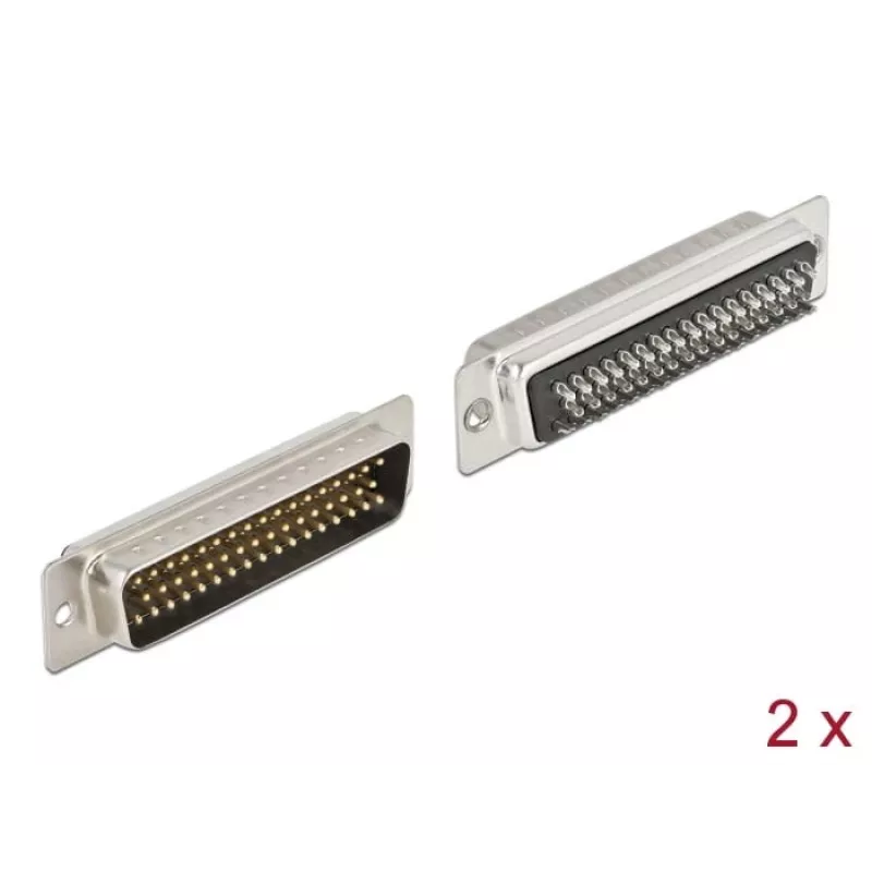 D-Sub HD 50-pin samec kov spájkovacia verzia 2 kusy DeLOCK 66705