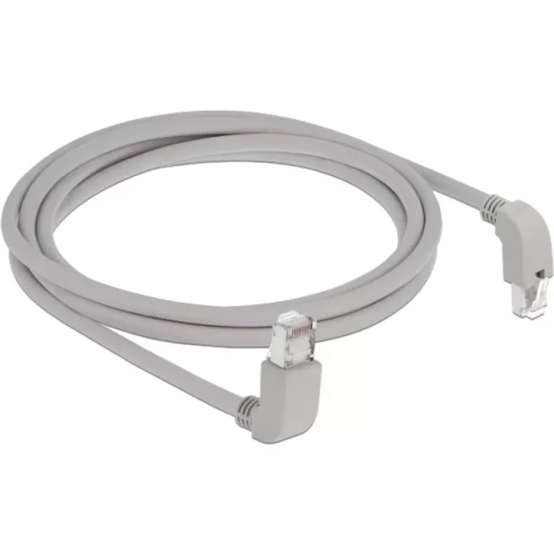 Sieťový kábel DeLOCK 85872 2m Cat6a S/FTP sivý