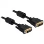 DVI kábel DeLOCK 24+5 konektor samec na DVI 24+5 konektor samec 3 m čierny