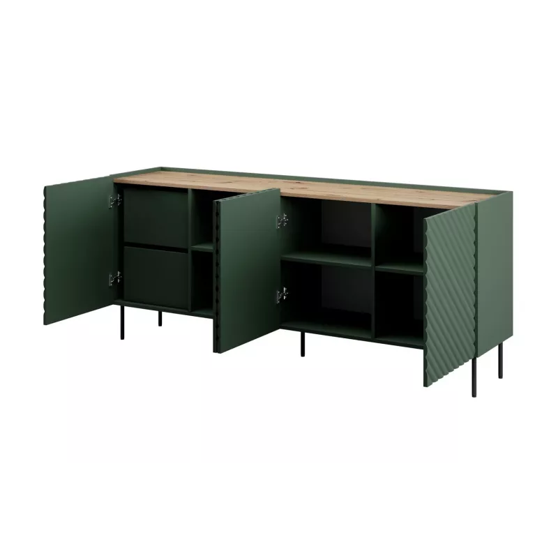 4D2SZ komoda ONDA 200x45xV85 zelená