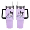 Paladone Hello Kitty Kuromi 900ml izolovaný pohár so slamkou