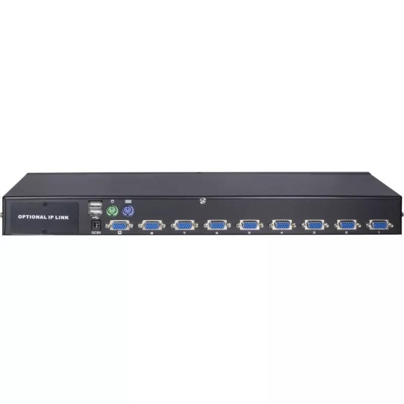 Inter-Tech KVM AS-9108DU racková montáž čierna klávesnica/video/myš (KVM) switch (88887233)