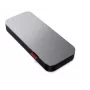 Lenovo Go USB-C powerbank na notebook (20 000 mAh), lítium-iónová, čierno-sivá, USB Type-A a Type-C