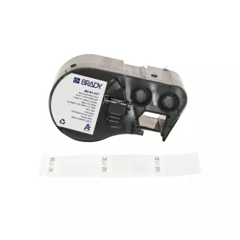 Brady Corporation M4-91-417 samolaminovacia vinylová biela/transparentná 25,40 x 12,70 38,10 mm (170957)