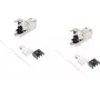 Keystone RJ45 Cat 6A prípojka ShiverPeaks BS08-10002-2 bez nástroja, balenie 2 ks