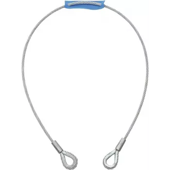 Oceľové lanko EUROLITE 5801048L 1000×6 mm strieborné s okom