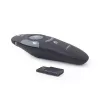 GEMBIRD bezdrôtový IR prezentér WP-L-11, 4 tlačidlá, 2,4 GHz RF USB prijímač, čierna, AAA batéria