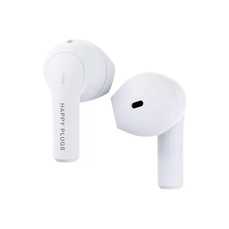 Headset happy plugs JOY TWS In-Ear Bluetooth na hovory, hudbu, šport — biela, 20 – 20 000 Hz