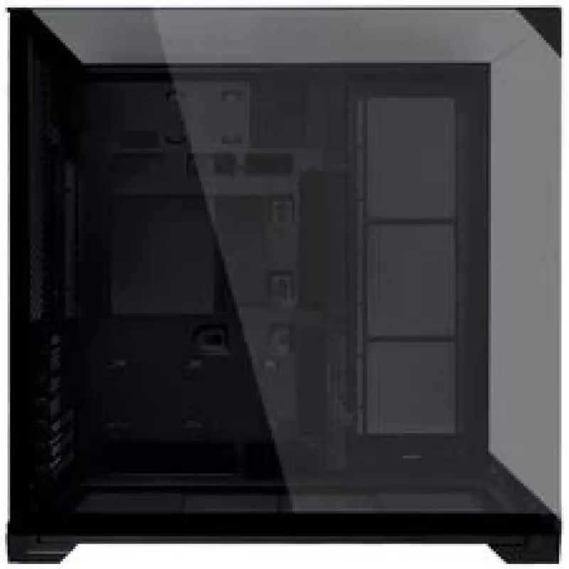 Lian Li O11 Vision Compact PC skriňa bundle + 3x UNI FAN SL-INF 120 Reverse Blade ventilátor - čierna