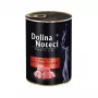 Mokré krmivo pre mačky Dolina Noteci 400 g konzerva — receptúra s teľacím mäsom, dospelé mačky, 80 % vlhkosti