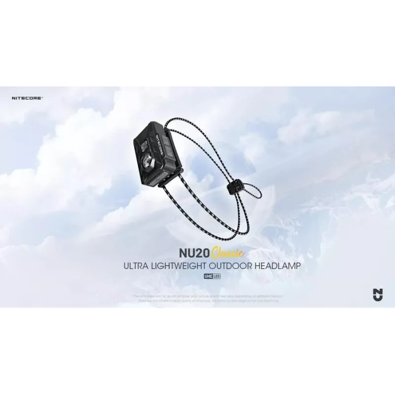 Čelová lampa NU-Series 360 LUMENS/NU20 Classic Nitecore