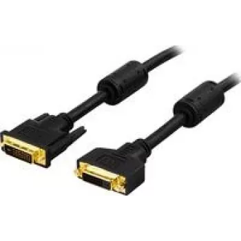 DVI kábel Deltaco DVI-602A 2 m DVI-D čierny