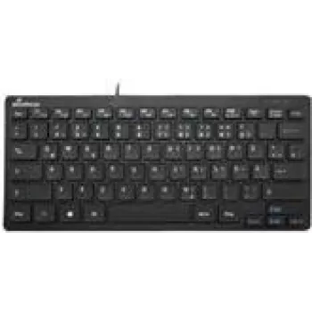 Klávesnica MediaRange MROS112 Office USB QWERTZ nemecká švajčiarska čierna