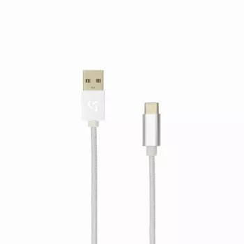 Sbox USB-TYPEC-15W USB->Type C M/M 1,5 m kokosová biela