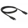 USB kábel DeLOCK 85533 USB 3.2 Gen 1 1 m USB C čierny