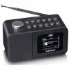 Lenco CR-625BK rádiobudík DAB+/FM s Bluetooth a bezdrôtovým nabíjaním, čierny