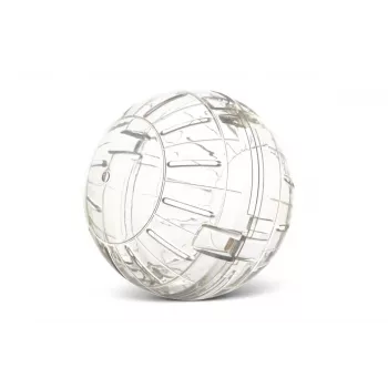 Behací balón Savic Runner Small 12 cm pre hlodavce, priehľadný polystyrén, 120 mm