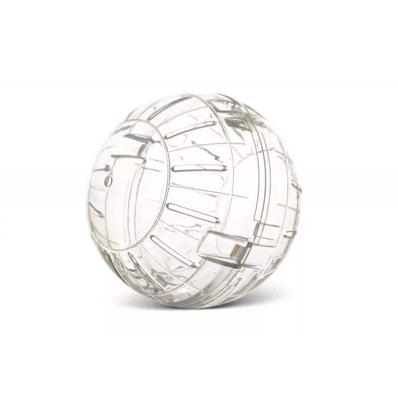 Behací balón Savic Runner Small 12 cm pre hlodavce, priehľadný polystyrén, 120 mm