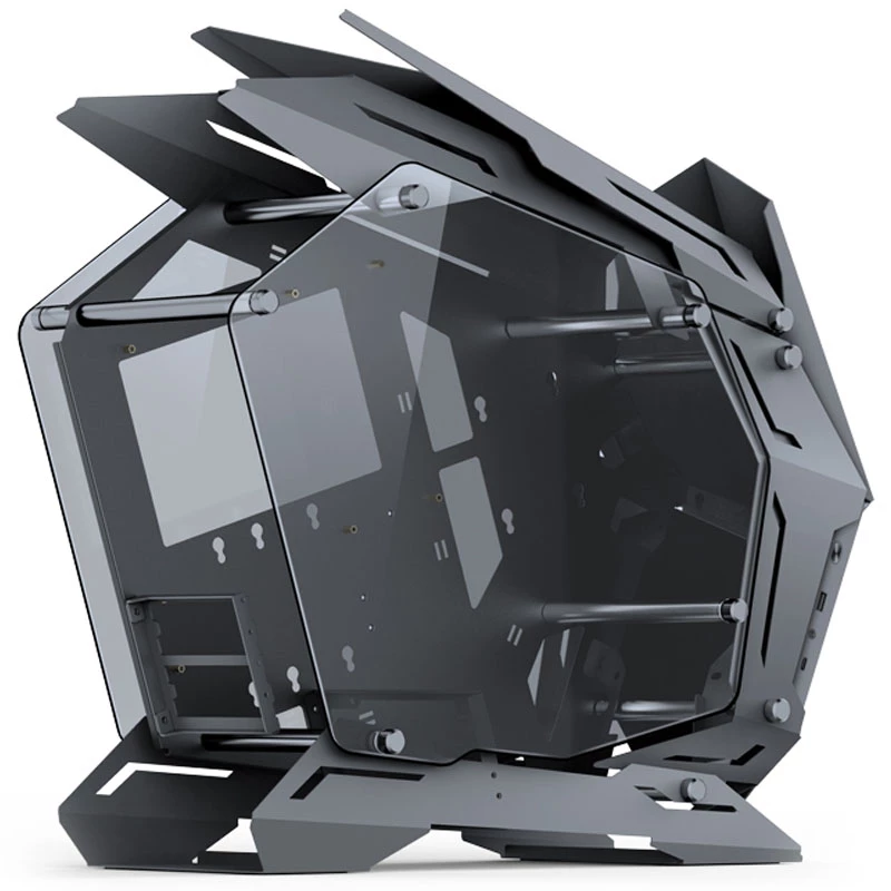Jonsbo MOD3 Mini Micro-ATX Tower Showcase Tempered Glass - sivá - Tower