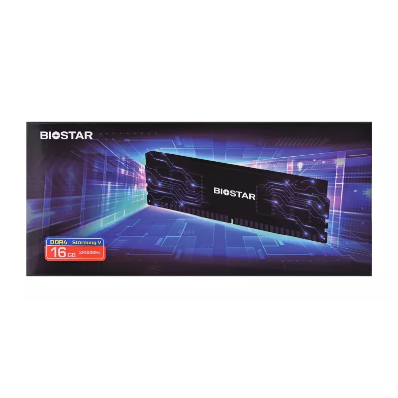 Desktop DDR4 RAM BIOSTAR 16GB 3200MHz s chladičom (model DO32NU4H16)