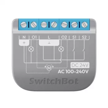 SwitchBot Reléový spínač 2PM dvojkanálový W5502320 – dvojkanálové relé pre inteligentné ovládanie