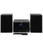 Mini Hi‑Fi stereo systém Adler AD 1917 — Bluetooth V5.3, CD/USB/MP3, 2×25 W RMS, FM tuner, 4‑pásmový ekvalizér, AUX, čierny