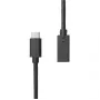 USB-C predlžovací kábel ProXtend USBC-EX5V3A-001 – 1 m, 5V/3A Power Pass-Through