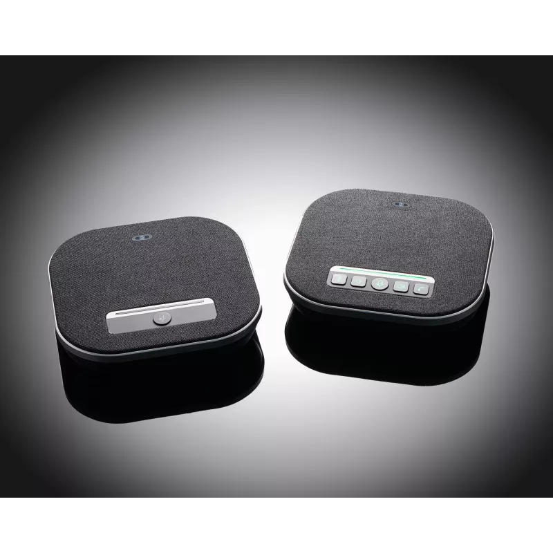 Konferenčný hlasitý telefón Boom Collaboration GEMINI s integrovaným mikrofónom, Bluetooth a USB, čierny
