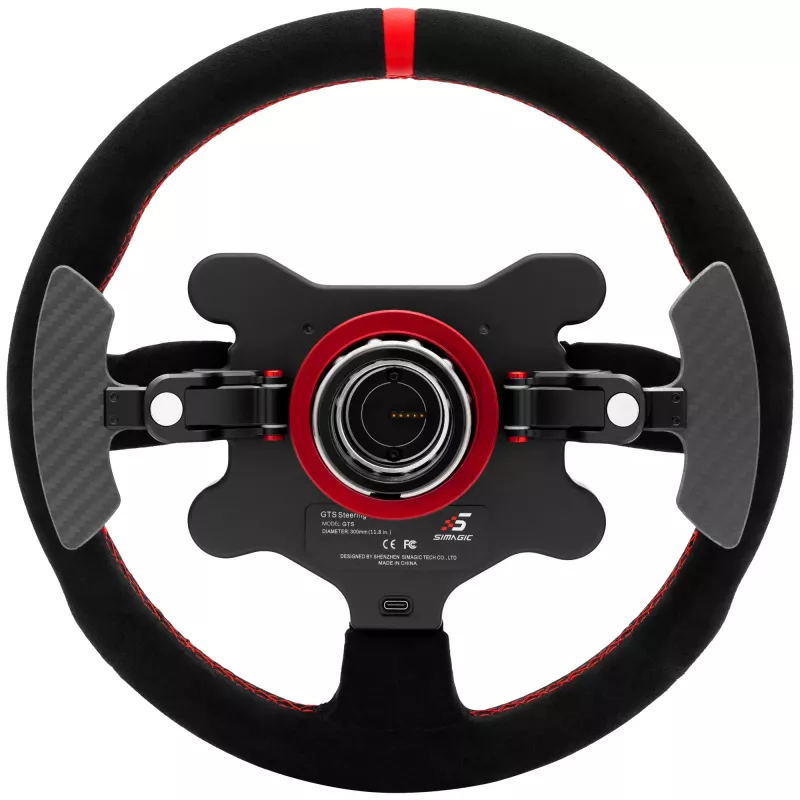 Simagic GTS Alcantara S202 — volant pre sim racing potiahnutý Alcantarou, model S202
