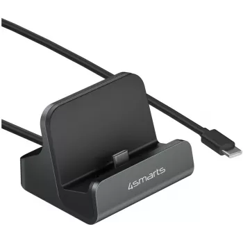 4smarts nabíjacia dokovacia stanica VoltDock USB-C 60W sivá (541426)