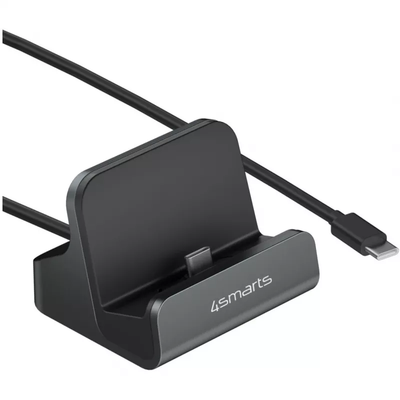 4smarts nabíjacia dokovacia stanica VoltDock USB-C 60W sivá (541426)