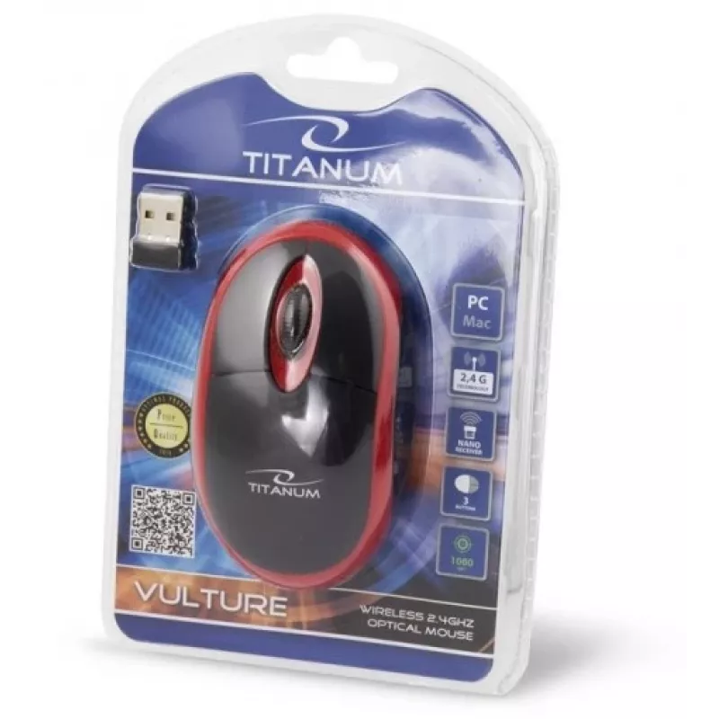 Myš Esperanza Titanum TM116R RF Wireless
