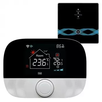TUYA programovateľný termostat pre plynový kotol, Wi-Fi, RF, 3A