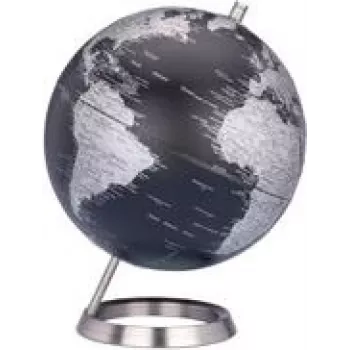 TROIKA Globe G2507-BKSI/CB 23,5 cm čierna/strieborná dekoratívny glóbus doplnok